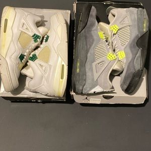 Air Jordan 4 Classic Green and Jordan 4 retro 95 SE combo sale. Two insane shoes